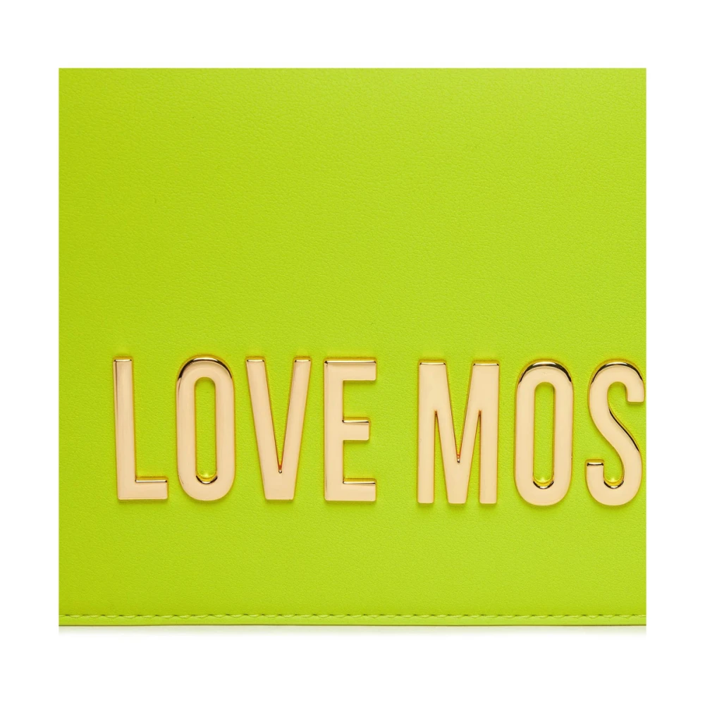 Love Moschino Schoudertas Lime Geel Green Dames