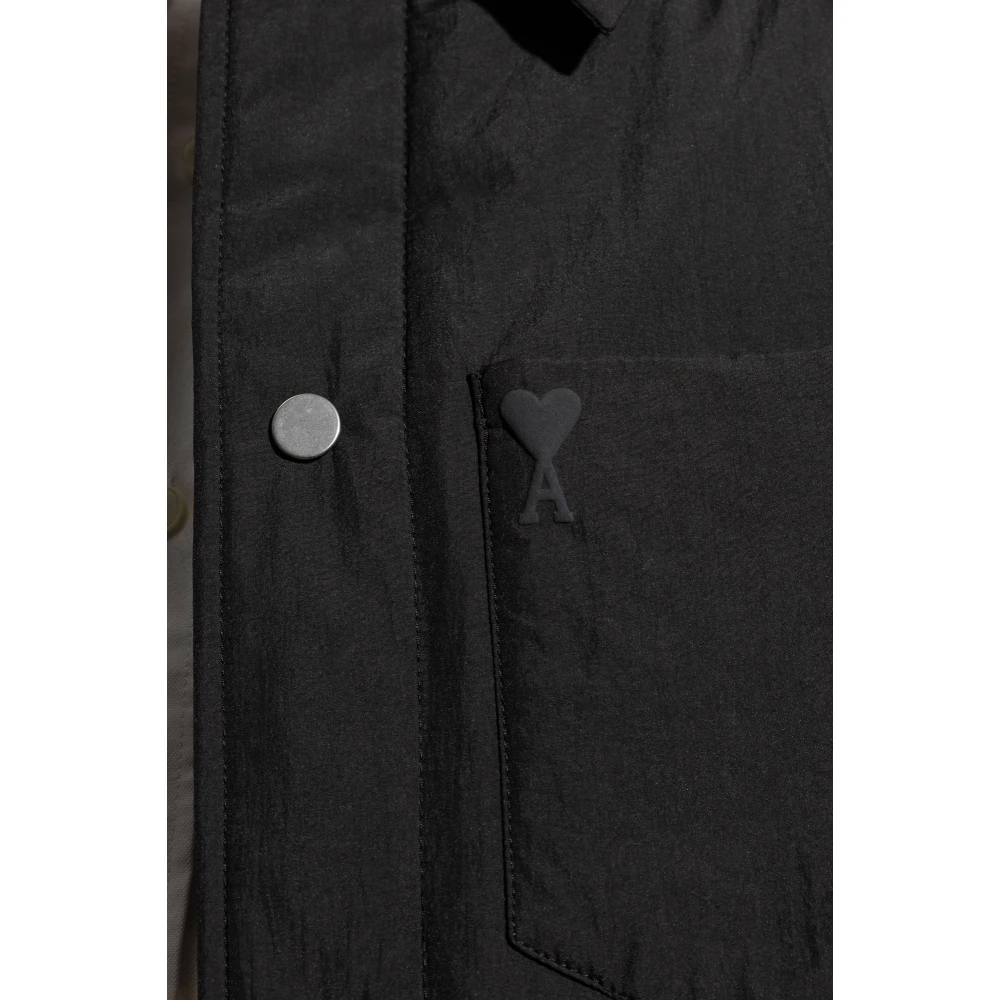 Ami Paris Jack met Logo Black Heren