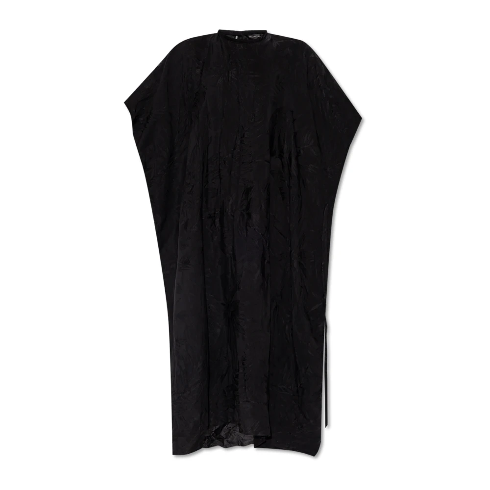 Balenciaga Jurk met kreukeleffect Black Dames