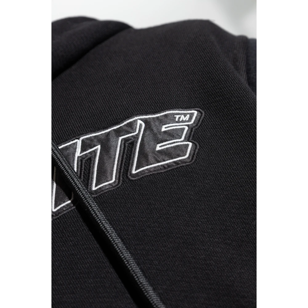 Off White Jas met logo Black Heren