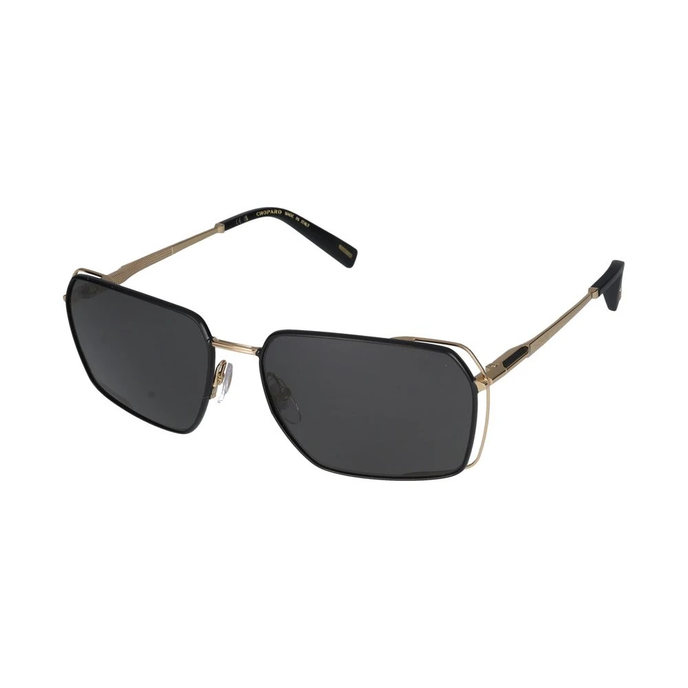 Chopard Men's Yellow Sunglasses, 60 Mm, Rose Gold Sunglasses With Black Accents
