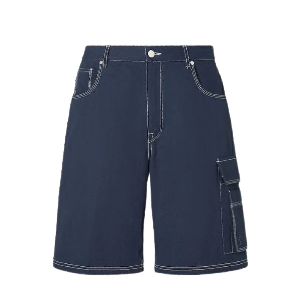 Fendi , Denim Shorts, Male, Blue, L, Denim Shorts