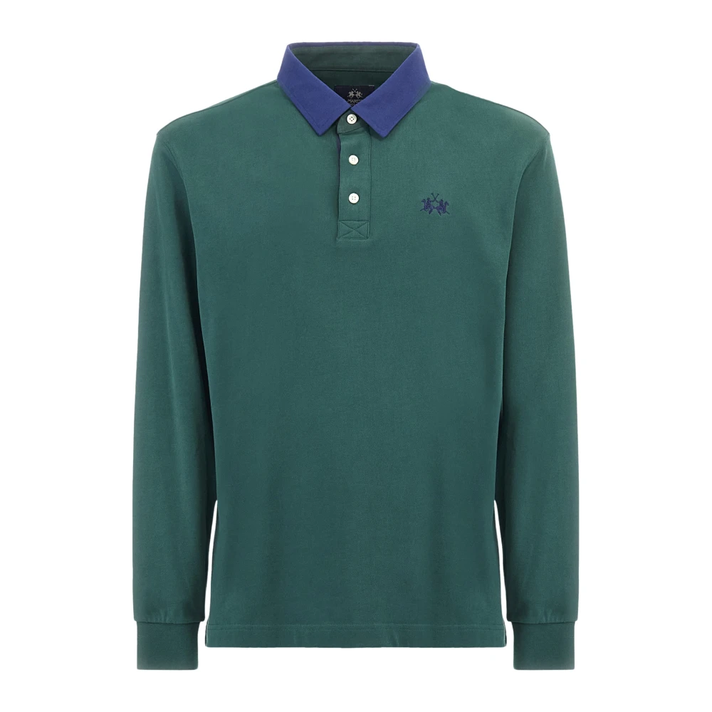 LA MARTINA Groene T-shirts en Polos Green Heren