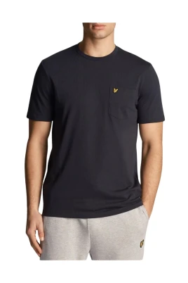 Texturerad T-shirt med ficka