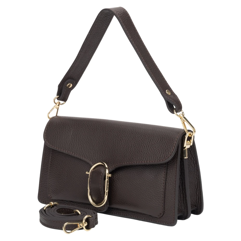 Estro Women's Brown Shoulder Bags, One Size, Small Shoulder Bag