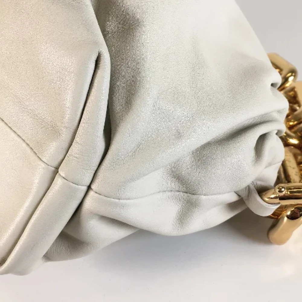 Bottega Veneta Vintage Pre-owned Leather shoulder-bags White Dames