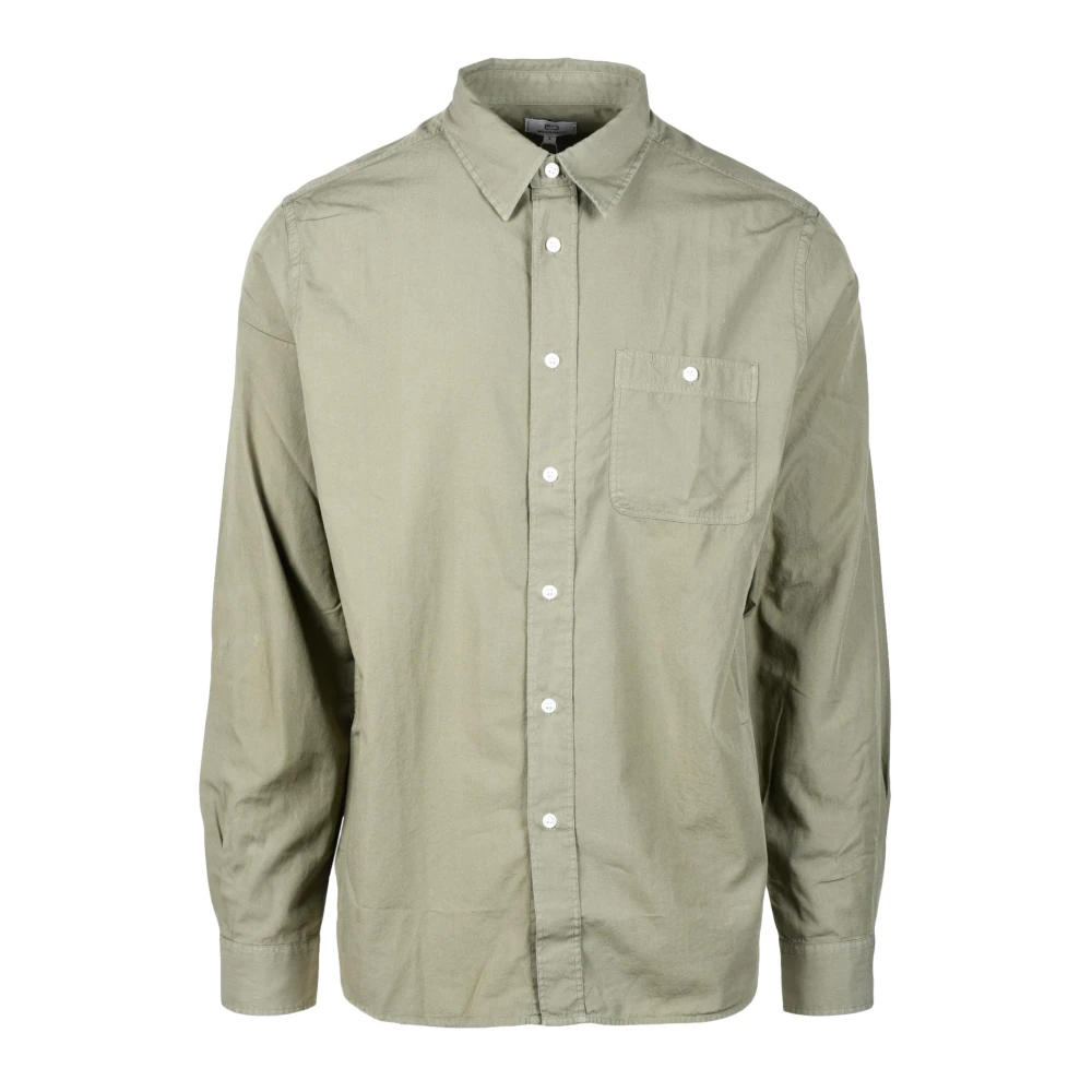 Woolrich Overhemd Green Heren