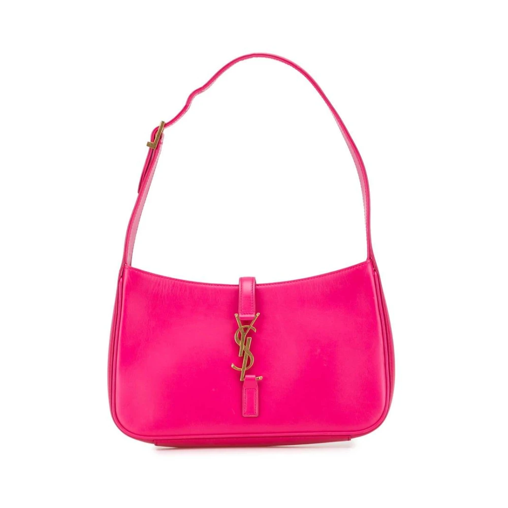 Saint Laurent Vintage Women's Pink Pre-Owned Shoulder Bag
