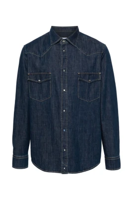 Denim Western Skjorta