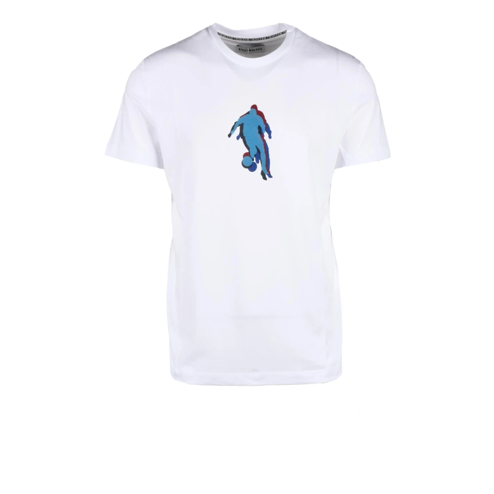 Bikkembergs Katoen Spandex T-shirt White Heren