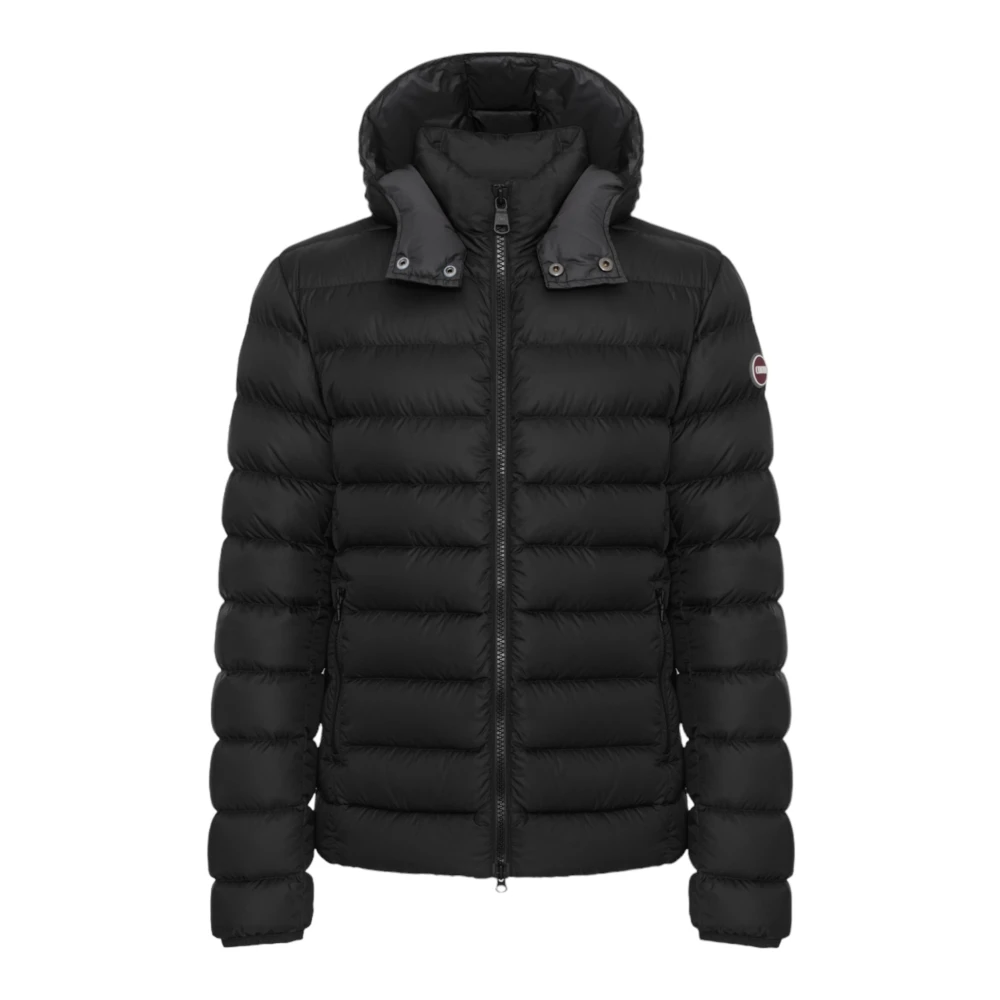 Colmar Zwarte Dons Winterjas met Afneembare Capuchon Black Heren