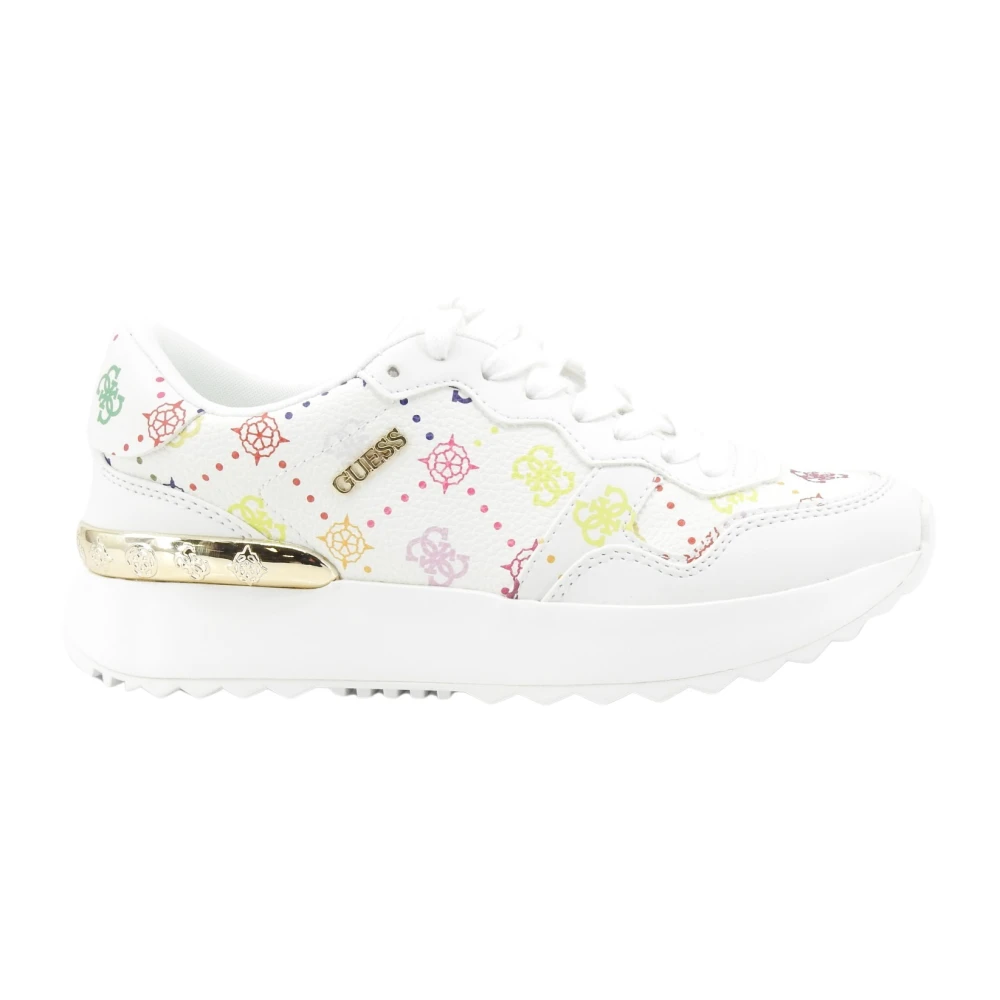 Guess Women's White Sneakers, 7 Uk, Trainers
