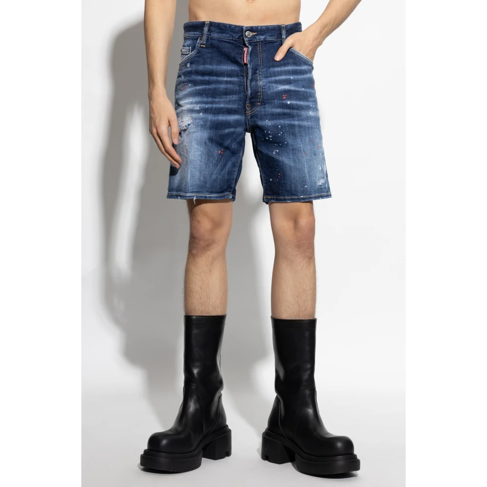 Dsquared2 Denim shorts Marine Blue Heren
