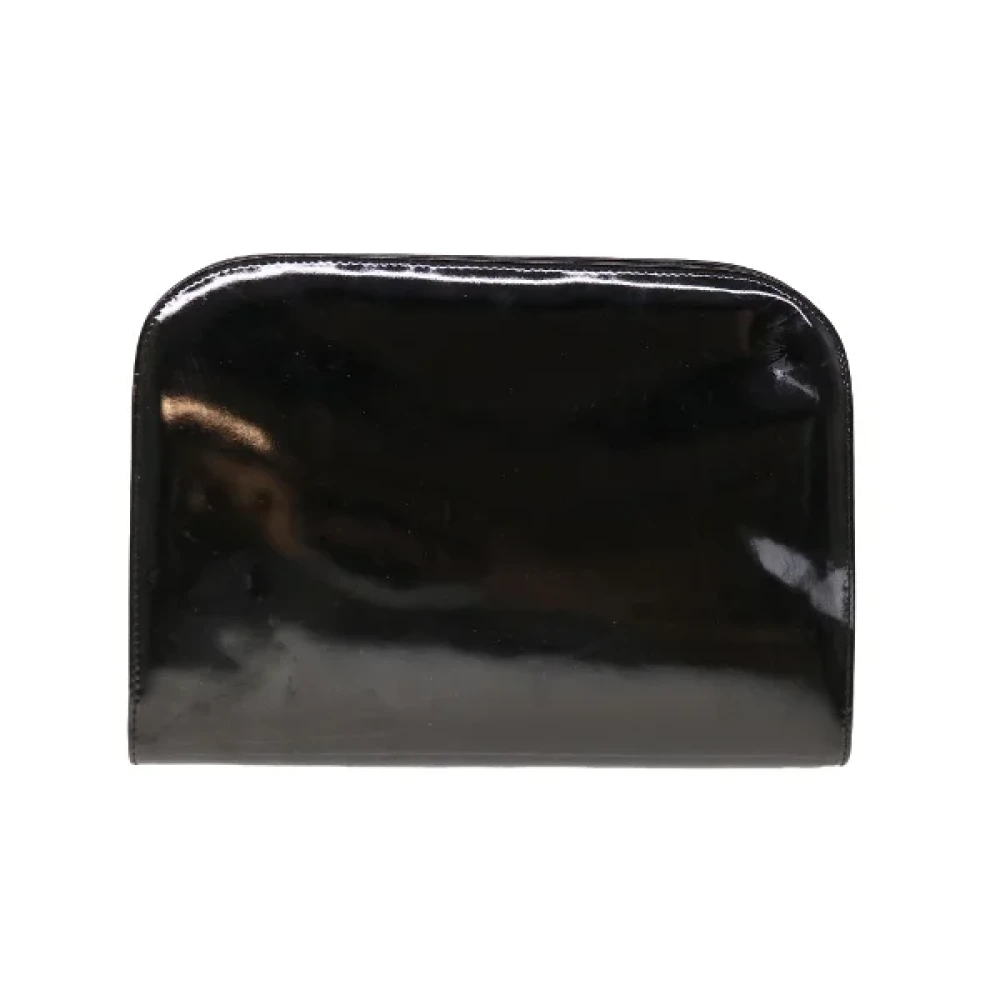 Salvatore Ferragamo Pre-owned Leather shoulder-bags Black Dames