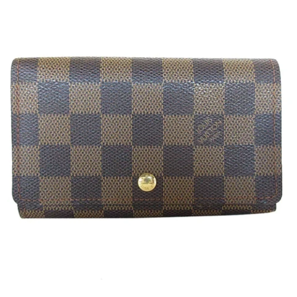 Louis Vuitton Vintage Pre-owned Canvas wallets Brown Dames
