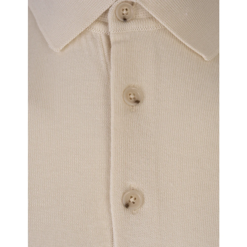 Hugo Boss Luxe Wol Zijde Kasjmier Trui White Heren