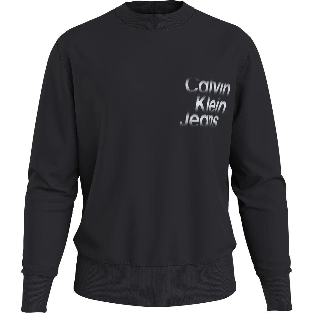 Calvin Klein Men's Black Sweatshirts, L, Jumper Spring/Summer 2024