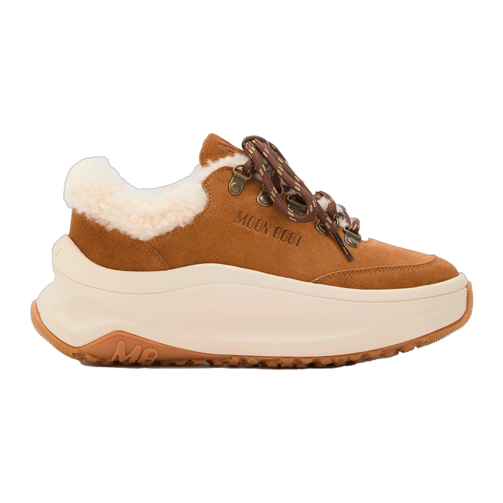 Moon Boot Sneakers, Female, 7 Uk, Moon247 City Shearling Brown