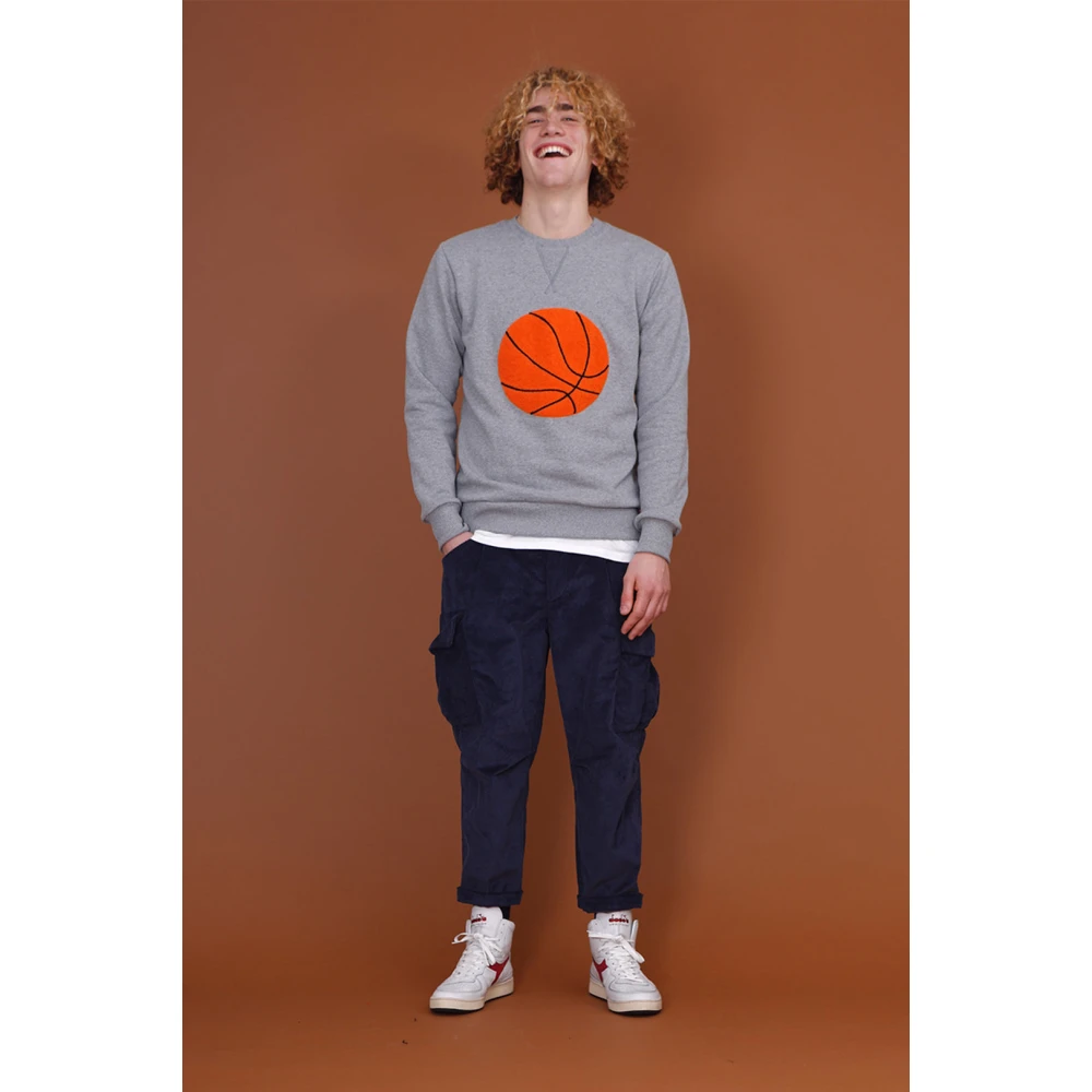 Lc23 Abstract Basketball Sweatshirt Gray Dames