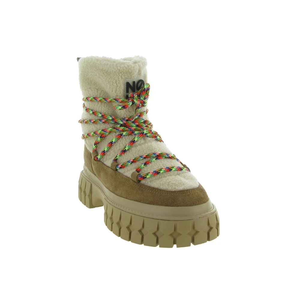 No Name Snowboots Mia Jogger voor wintersport Brown Heren