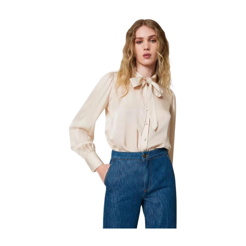 Twinset Basis Shirt Beige Dames