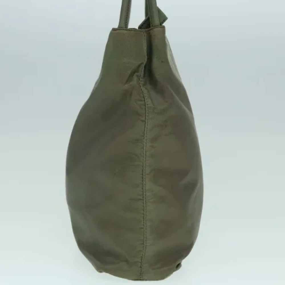 Prada Vintage Pre-owned Nylon totes Brown Dames