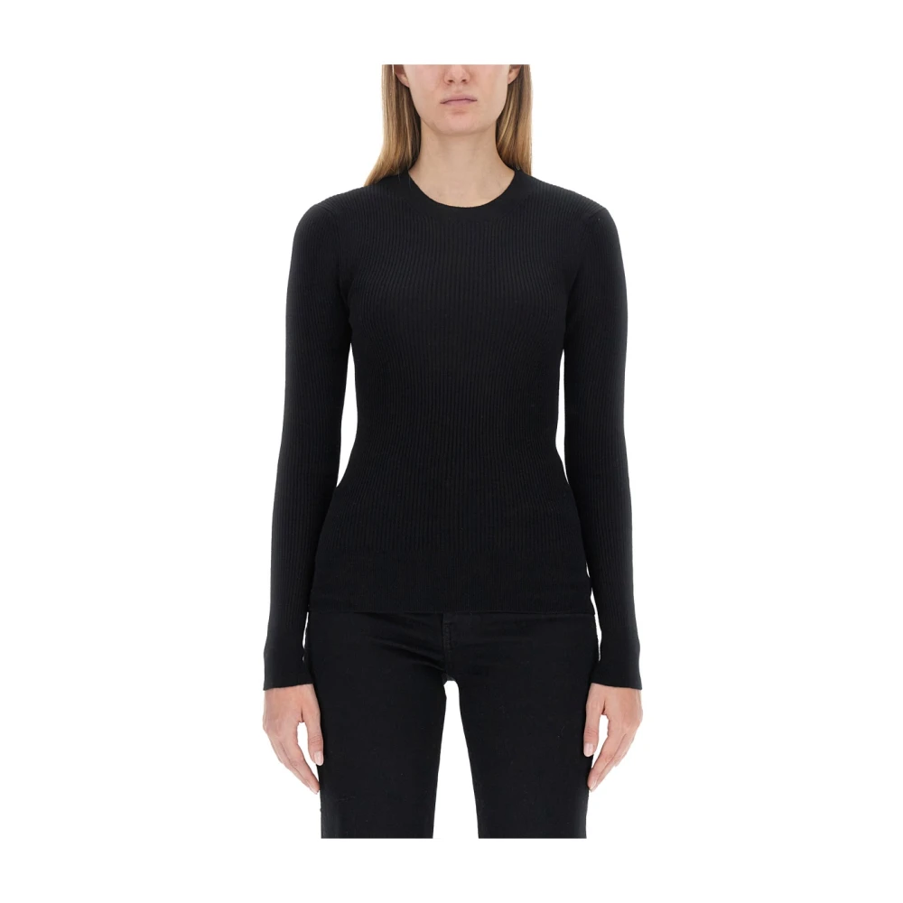 Canada Goose Merino Wol Slim Fit Gebreide Kleding Black Dames