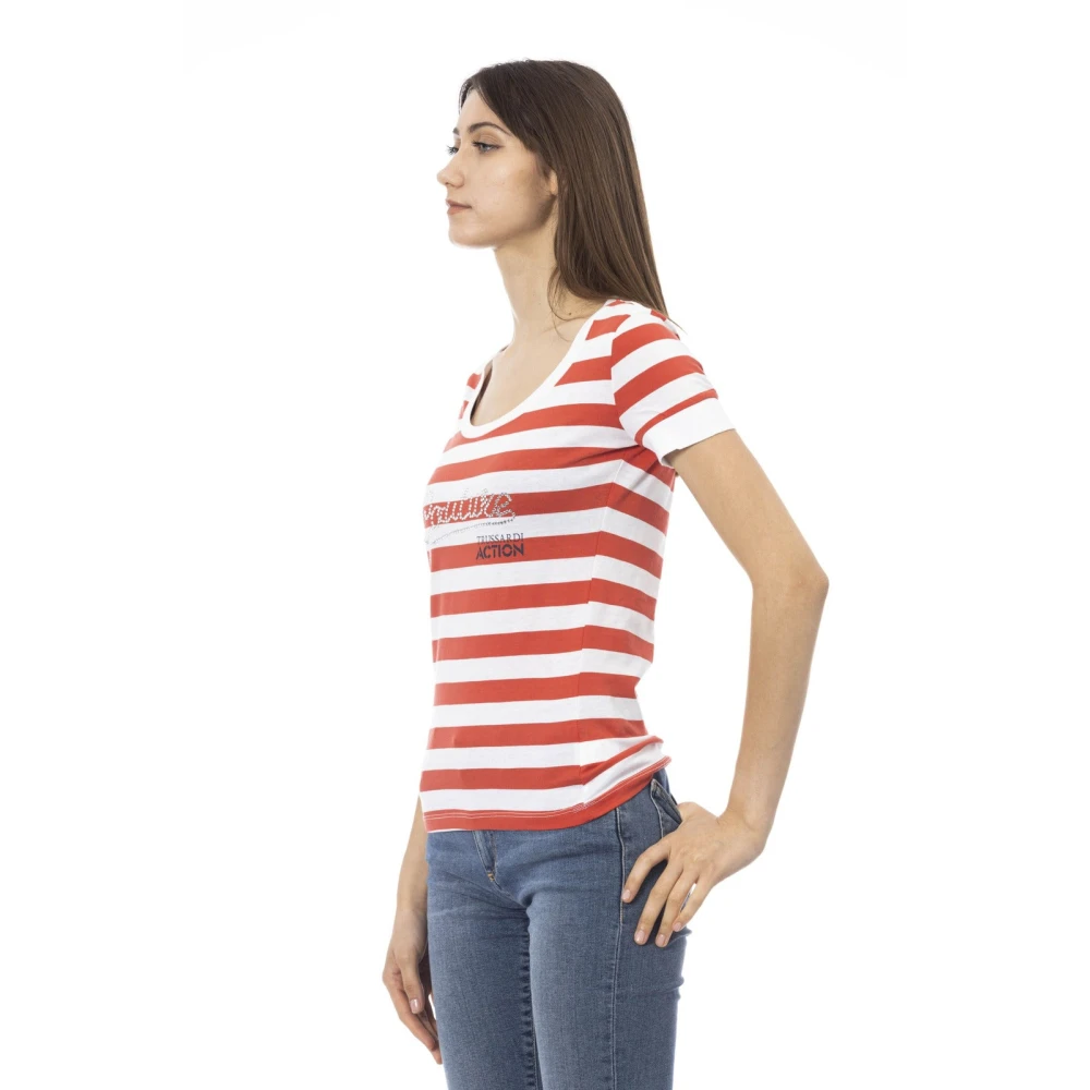 Trussardi Casual korte mouw ronde hals T-shirt Multicolor Dames