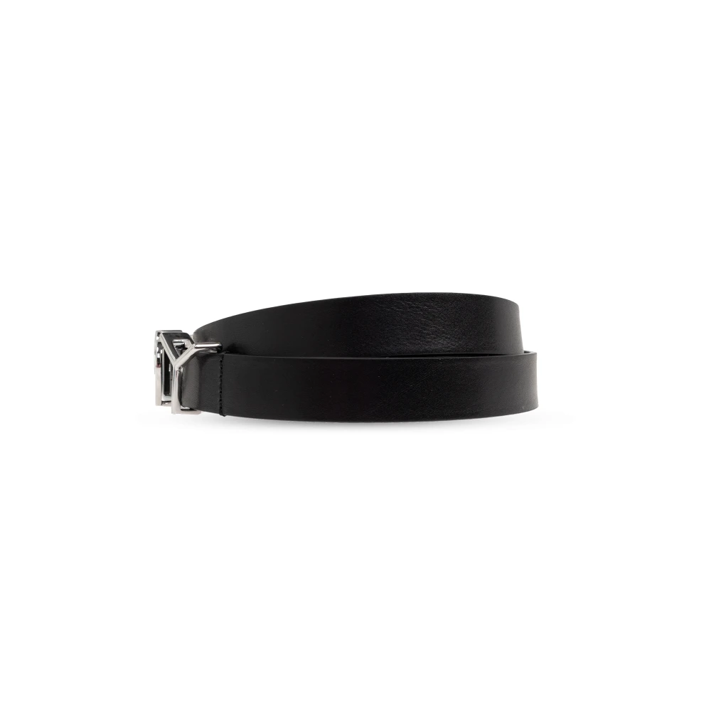 Y Project Leren riem Black Dames
