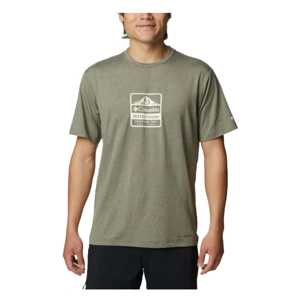 Columbia Pecho Tech T-shirt Green Heren