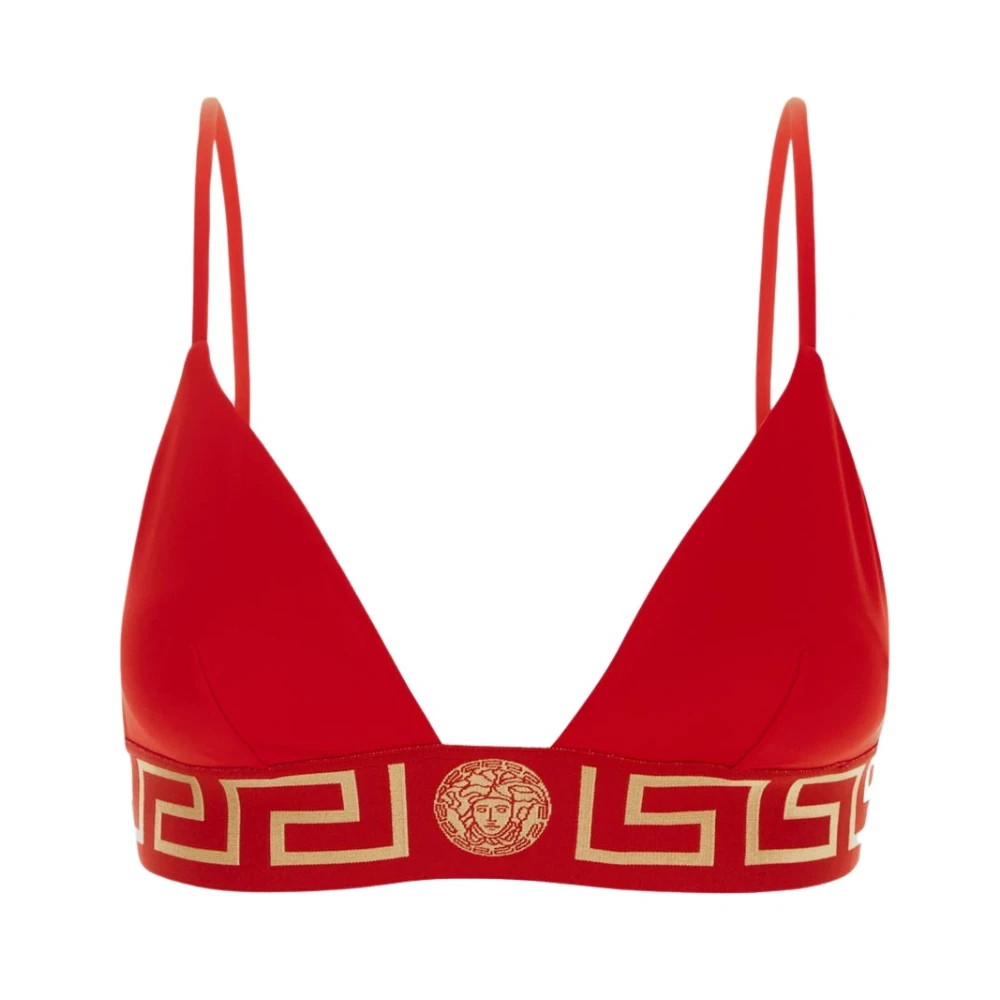 Versace Stijlvolle Bikini Top Red Dames