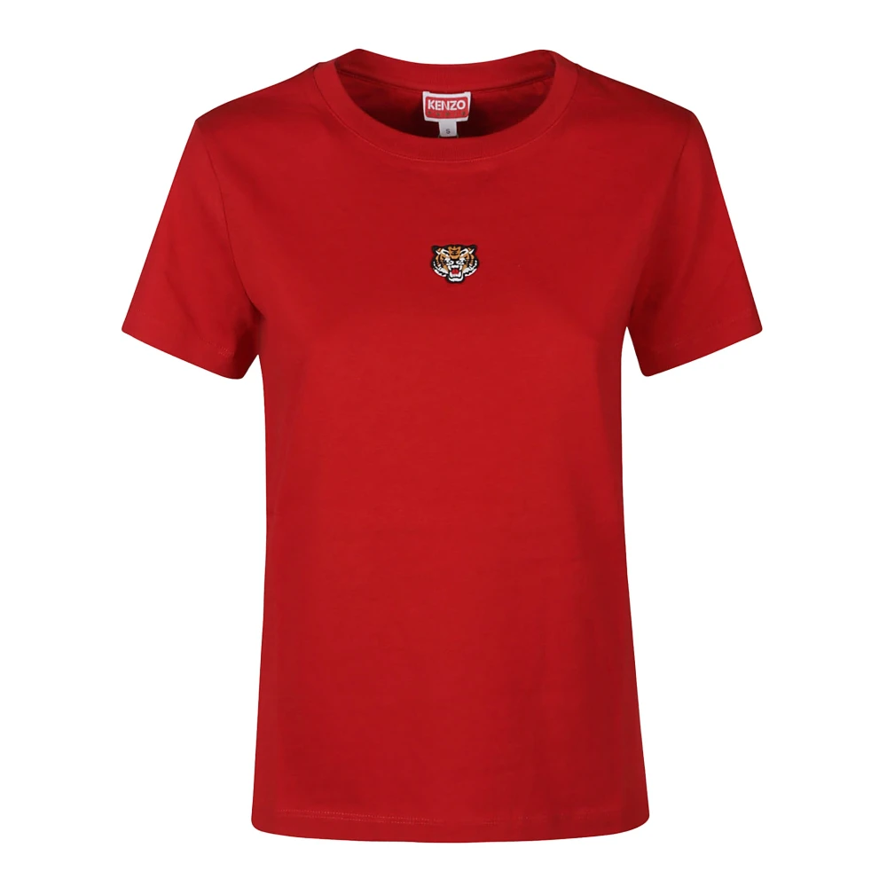 Kenzo Klassiek Tiger T-shirt Red Dames