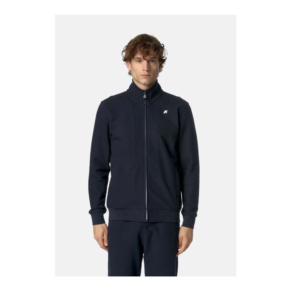 K-way Stijlvolle hoodie voor mannen en vrouwen Blue Heren