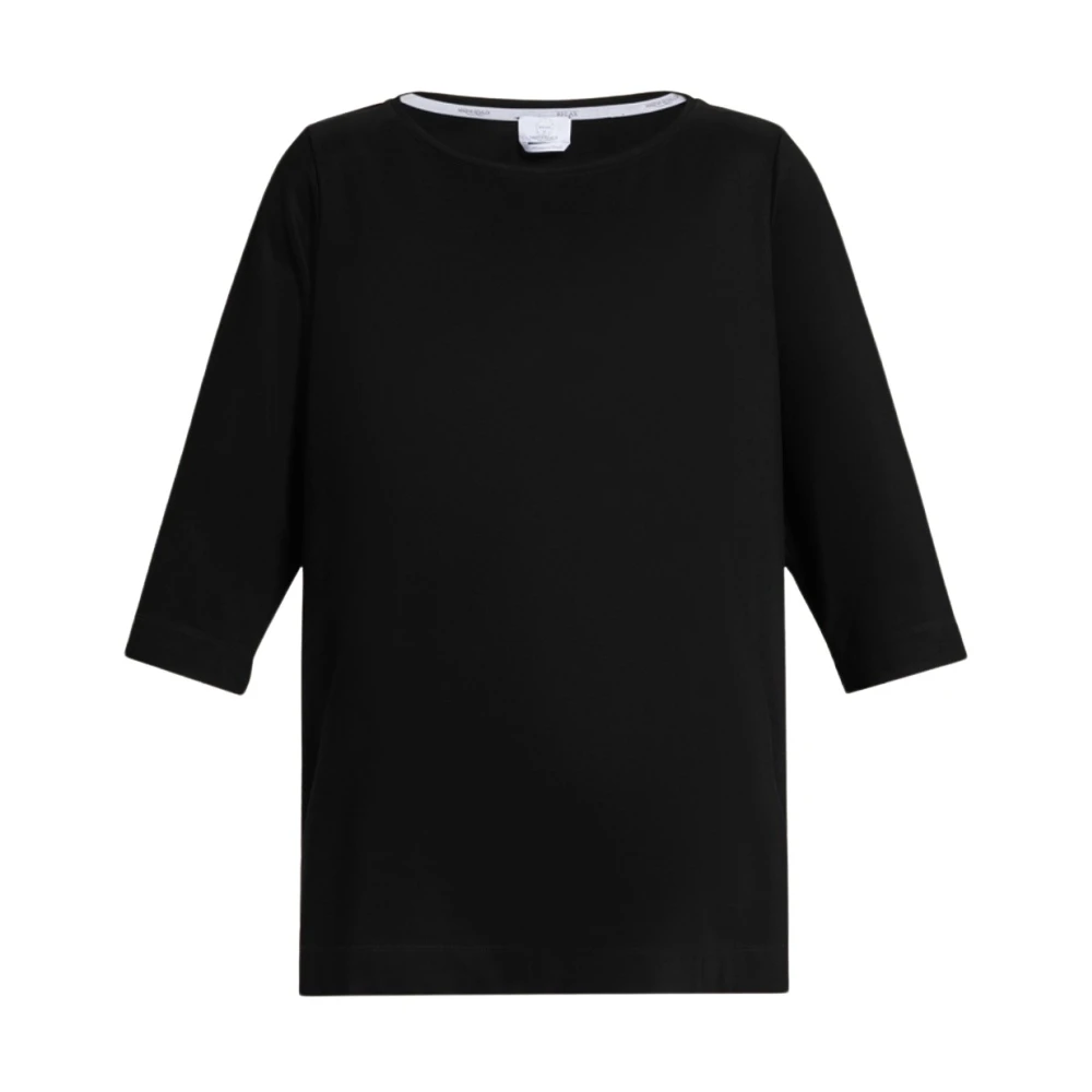 Marina Rinaldi Egoista Boatneck Tuniek Silhouet Black Dames