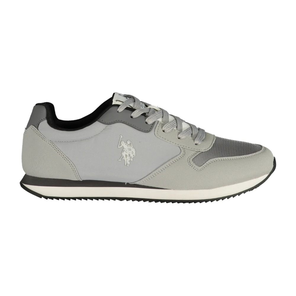U.s. Polo Assn. Men's Gray Sneakers, 9 Uk, Sports Shoe