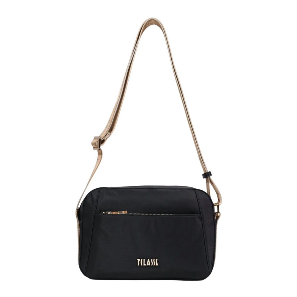Alviero Martini 1A Classe Black Reporter Shoulder Bag - Female - Cross Body Bags - One Size - Bags