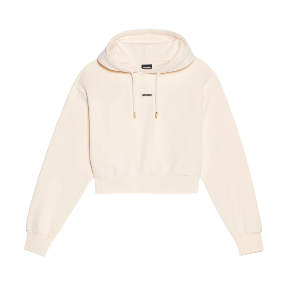 Jacquemus Beige Hoodie Gros Grain Beige Dames