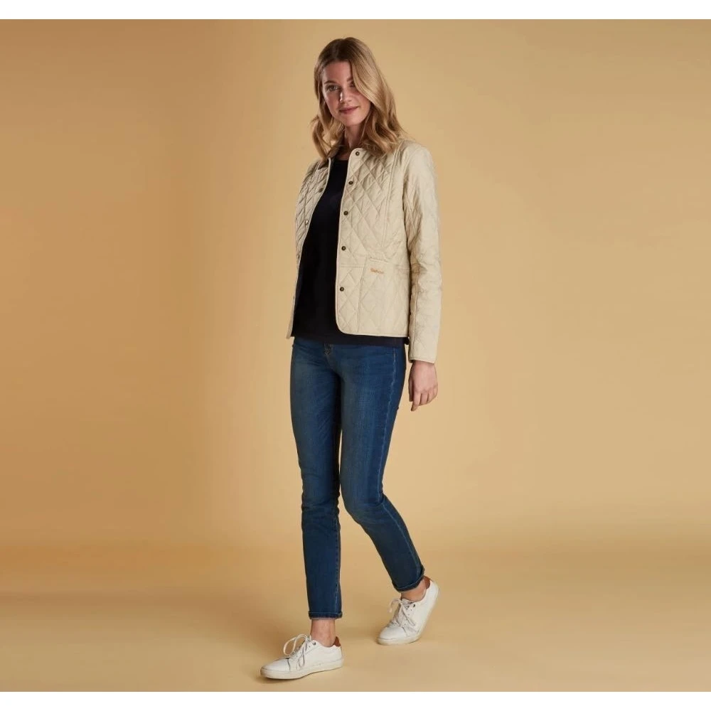 Barbour Gewatteerde Summer Liddesdale Jas Beige Dames