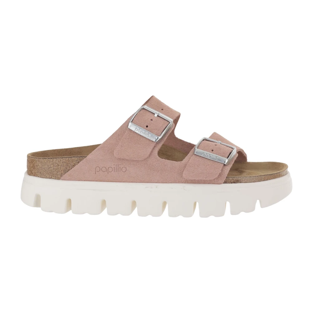 Birkenstock Women's Pink Sliders, 5 Uk, Chunky Arizona