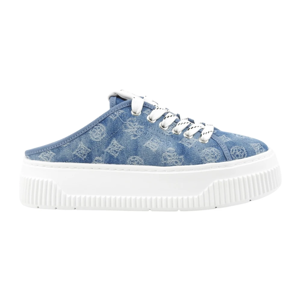 Guess Nudge Sneakers Dames Schoenen Blauw