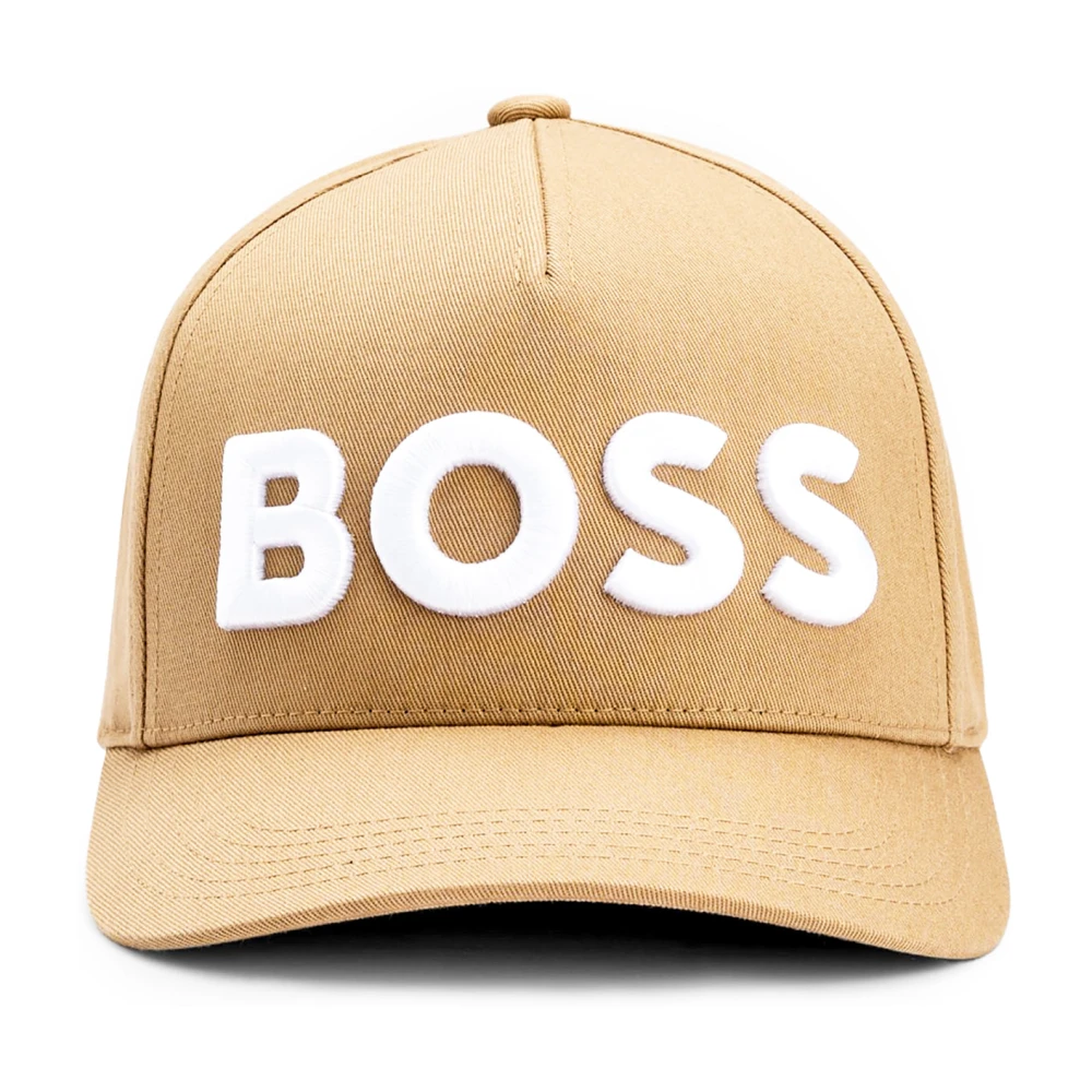 Hugo Unisex Brown Hats & Caps, One Size, Stylish Cotton Cap In Mocha