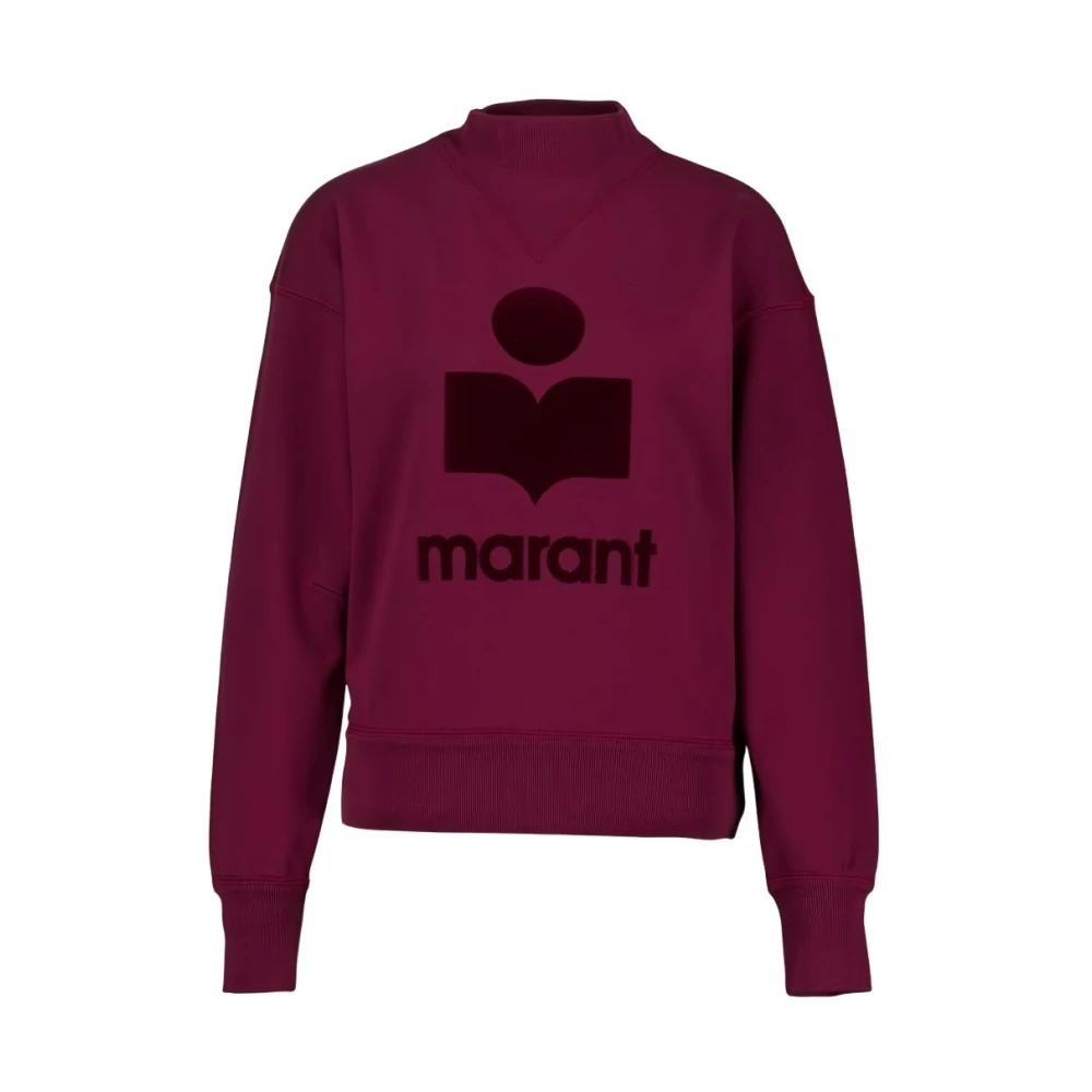 Marant Étoile Vrouw Purper Hoodies & Sweatvesten Dames, Paars, Xs, Katoen, Moby Sweatshirt