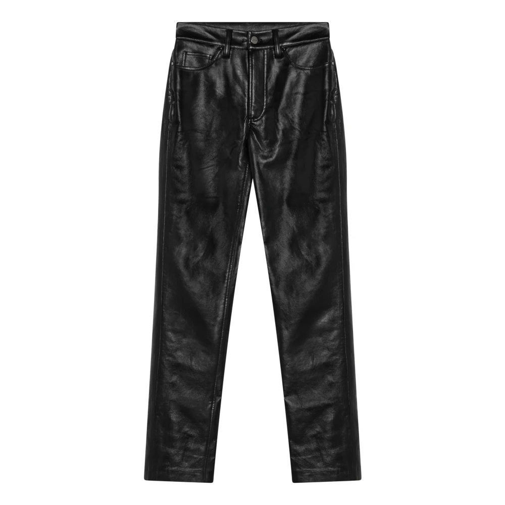 Anine Bing Regular Fit Denim Jeans Black Dames