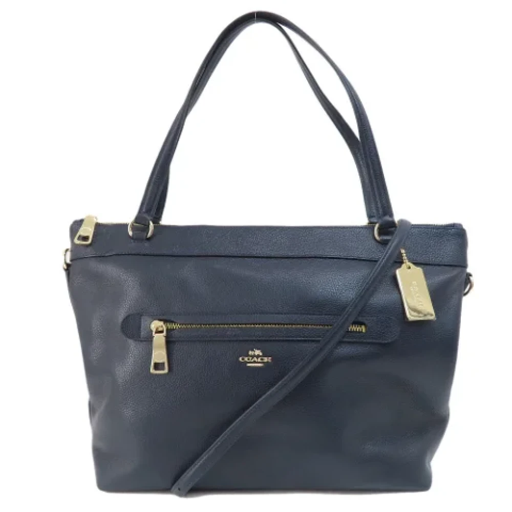 Coach Pre-owned Fabric totes Blue Dames