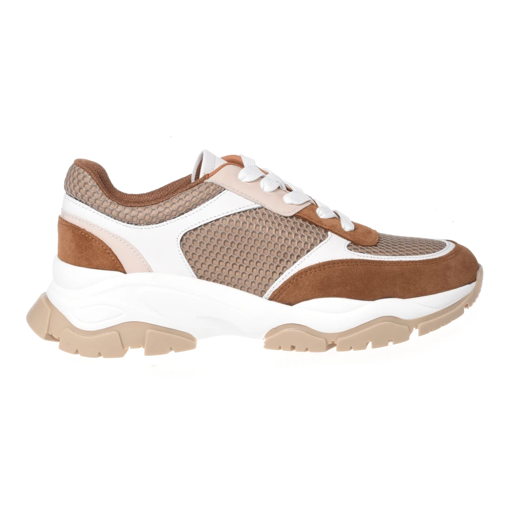 Baldinini Donna Multicolor - Sneaker In Camoscio E Mesh - Shoes - E - 38 Eu