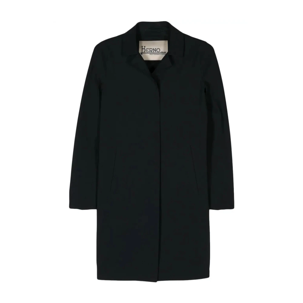 Herno Women's Black Classic Coat - Parkas - M - Coats