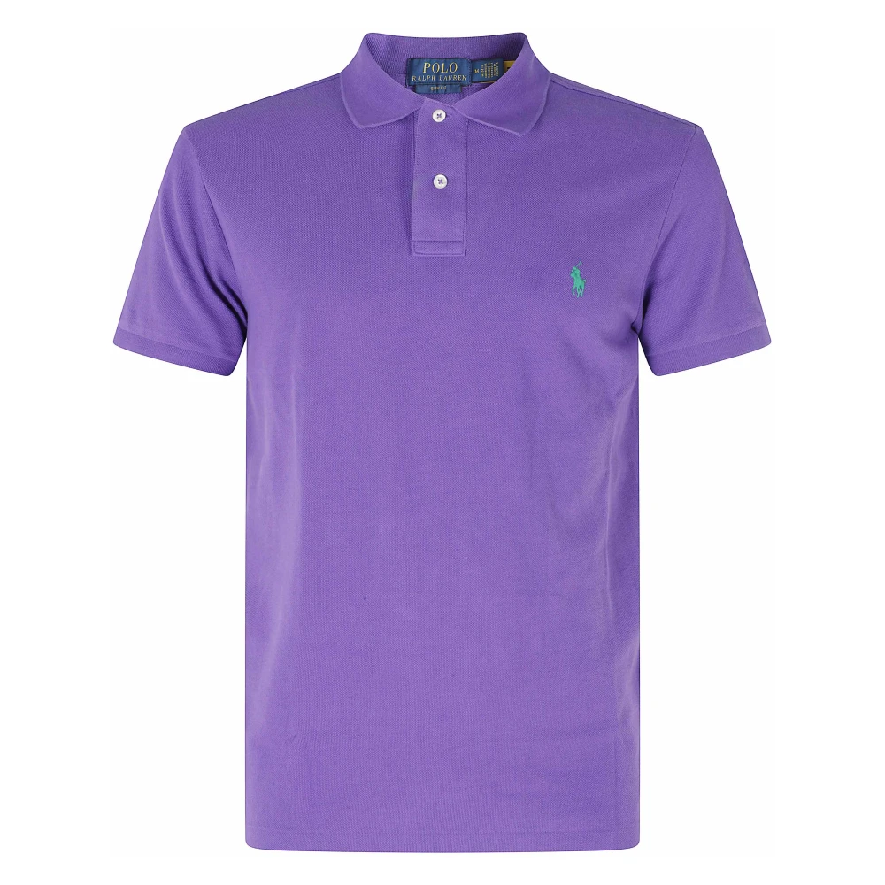 Polo Ralph Lauren Men's Purple Polo Shirts, 2XL, Slim Fit Polo