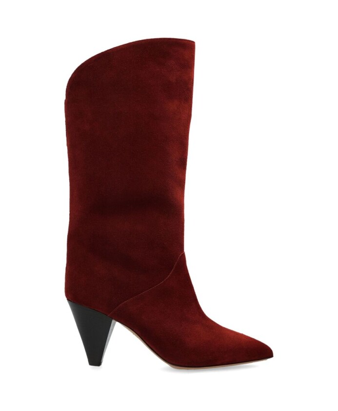 burgundy-high-heel-pull-on-boots