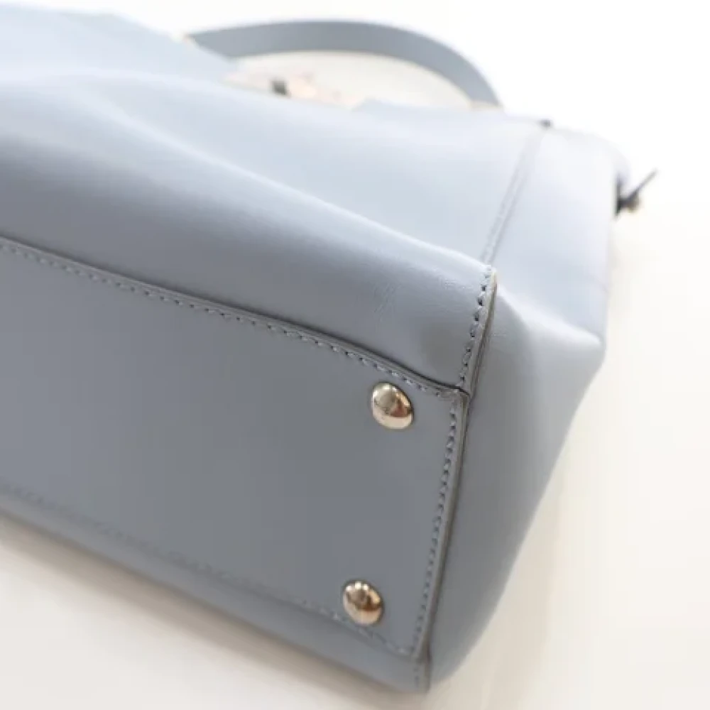 Fendi Vintage Pre-owned Leather fendi-bags Blue Dames