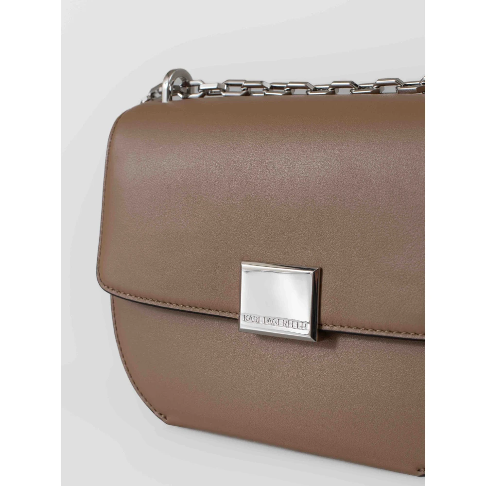 Karl Lagerfeld Bruine Crossbody Tas Forever Brown Dames